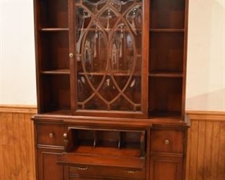 Mahogany break front 