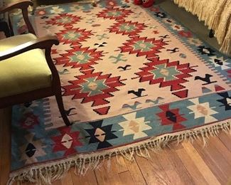 Wool rugs (2 sizes). Great condition!