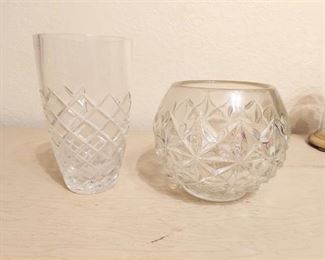 Glass Vase and Bowl