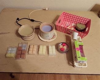 2 Wax Warmers and Assorted Wax