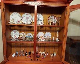 Contents of Top of China Cabinet