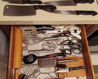 Assorted Knives and Utensils