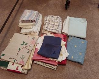 Assorted Linens - Sheets are Mostly Twin Size