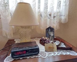 Contents on Night Stand - Belt Buckle is Marked Nickel Silver