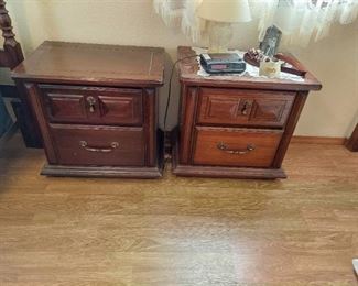 Pair of Night Stands - Contents Not Included