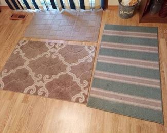 5 Assorted Rugs