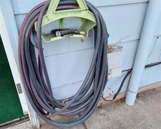 Garden Hose and Nozzle - Hanger Not Included