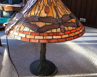 Tiffany style lamp - circa 1920 - 1940 