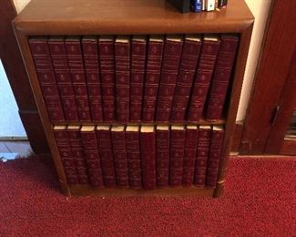 Encyclopedia with bookcase $50