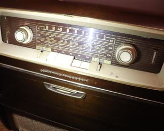Midcentury Grundig stereo console
