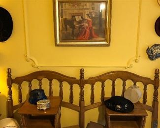 King Headboard, End Tables