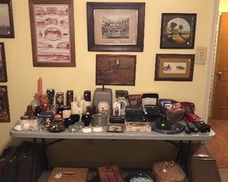 Candles, Baskets, Art, Cameras, etc