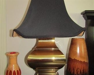 there are 2 of these gorgeous brass lamps