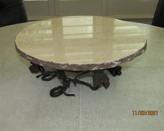 MAKE IN ITALY AND VERY HEAVY MARBLE AND IRON STAND.. BEAUTIFUL