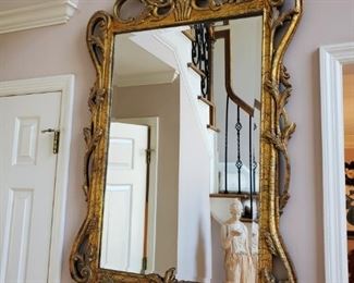 Beautiful large beveled mirror
