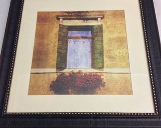 Window and Flower Box, 19" x 19".