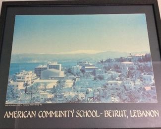 American Community School Beirut Lebanon, 21" x 17".