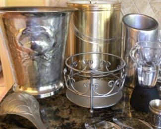 Assorted ice buckets