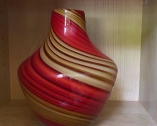 Beautiful glass vase