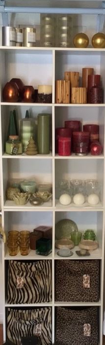 Assorted candles
