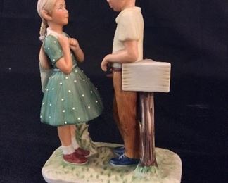 Norman Rockwell Porcelain Figurine Day in the Life of a Girl II Rw-35.