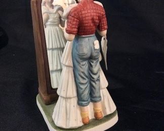 Norman Rockwell Porcelain Figurine Prom Dress.