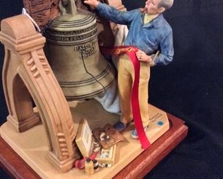Norman Rockwell Porcelain Figurine Celebration.