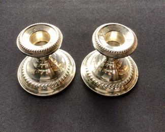 Silver Candle Holder set