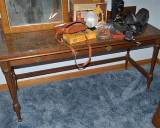Unusual vintage table, vintage electronics