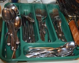 flatware and knives