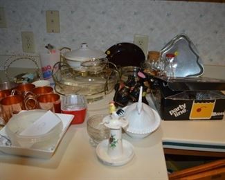 Mid century serveware