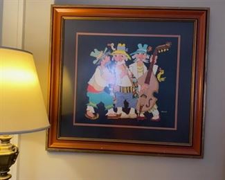 This painting is by french painter Obican purchased in Yugoslavia.early 1900's