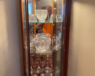 exquisite glassware Waterford, baccarat and la lique