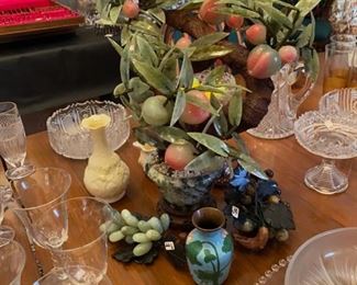 Jade fruit arrangement