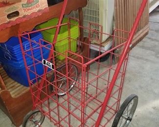 Fold up transport cart.$12