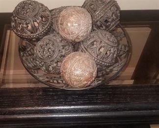 bowl of balls decor priced at $18