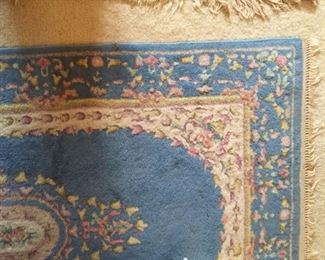 Assorted Oriental rugs.