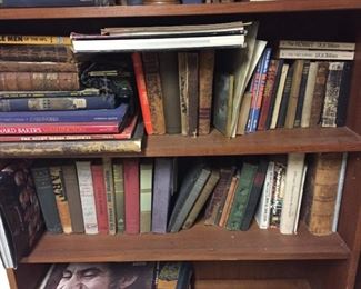 Large selection of vintage books.