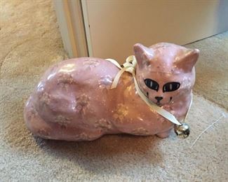 Ceramic cat.