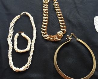 Large selection of jewelry.