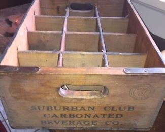Suburban Club Carbonated Beverage Co. container.