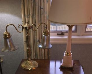 Decorative lamps.