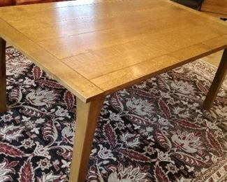 STICKLEY TABLE PLUS TWO LEAVES.  $2000