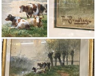 Tom Bradley cow art. 