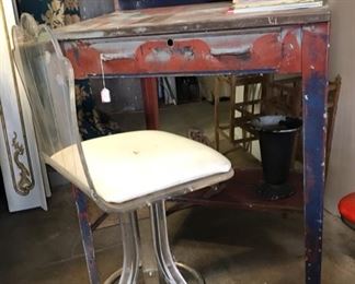 Unique standing metal desk 