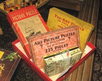 Old Picture Puzzles, a Great Wintertime Activity