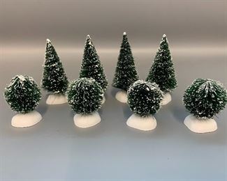 $5 #3087
Heritage Village - Frosted Topiary Trees”