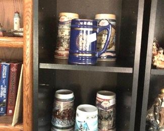 Collectible steins memorabilia from U of M and MSU 