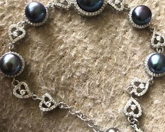 Tahitian large FW pearl necklace
