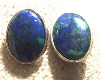 Gorgeous azurite earrings
